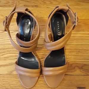 Barbara Bui Tan Leather Sandals